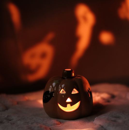 PUMPKIN CANDLEHOLDER SMALL