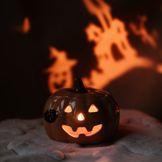 PUMPKIN CANDLEHOLDER BIG