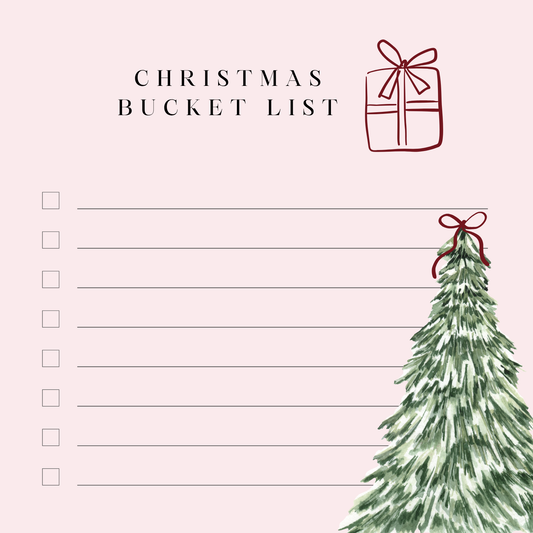 CHRISTMAS BUCKET LIST (KOSTENLOSER DOWNLOAD!)