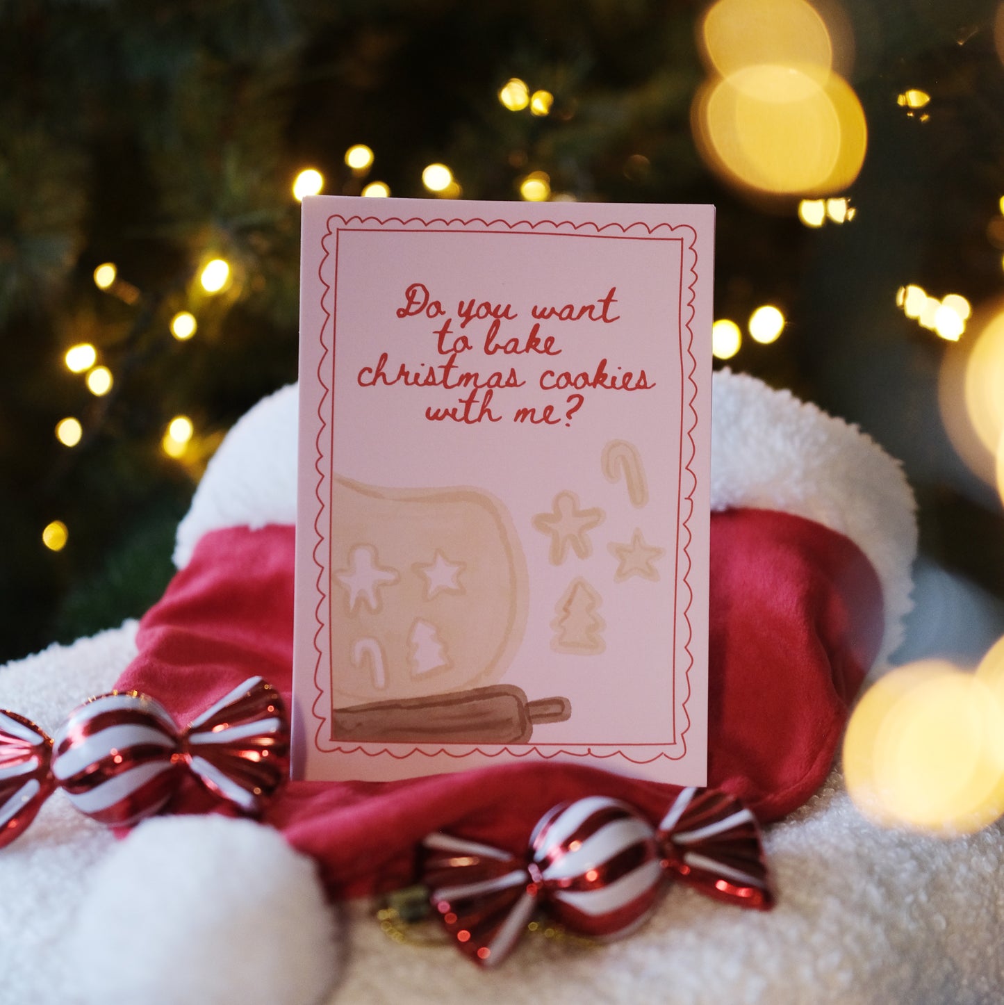 POSTCARD CHRISTMAS COOKIES