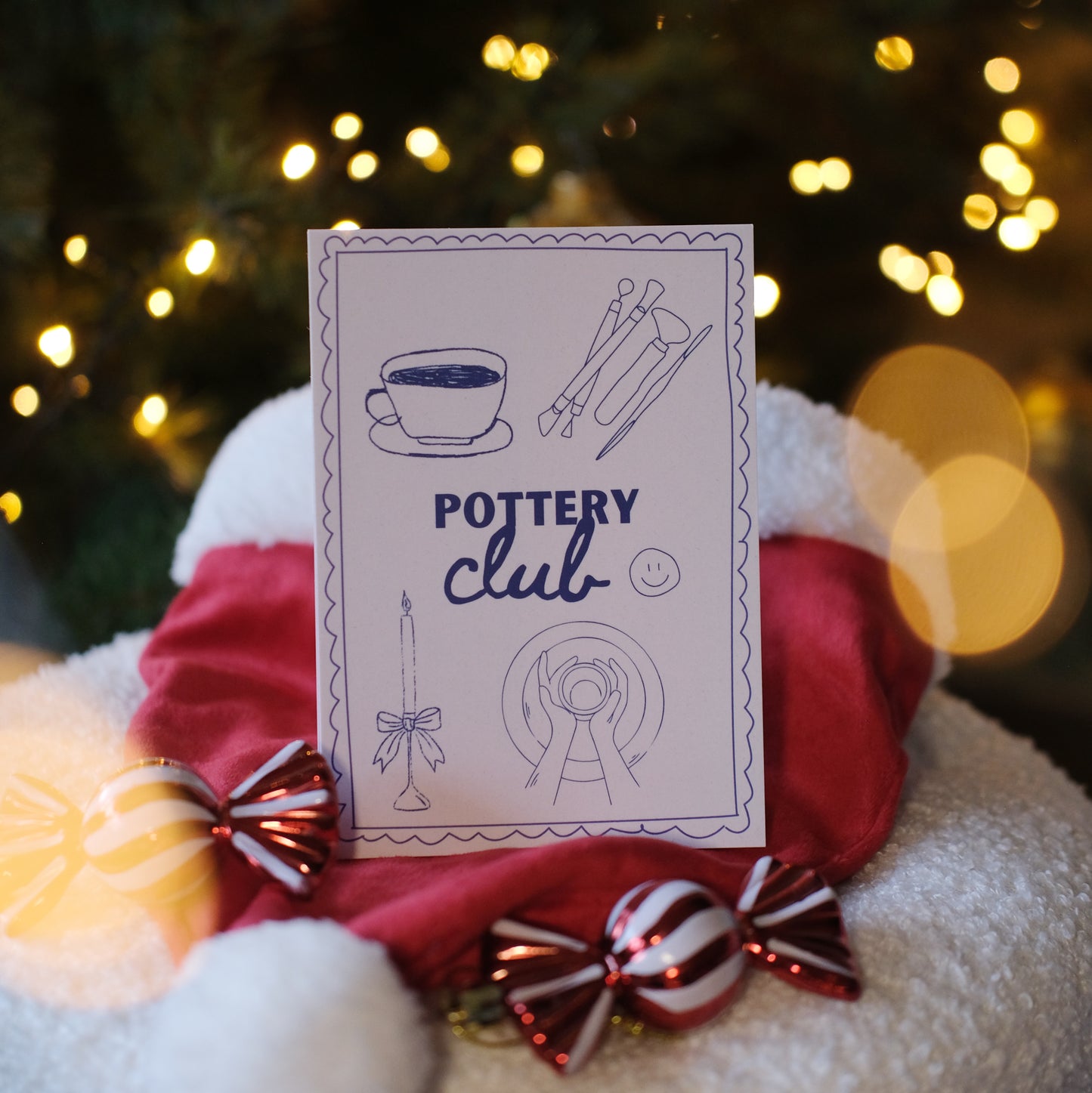 POSTCARD POTTERY GIRLIE