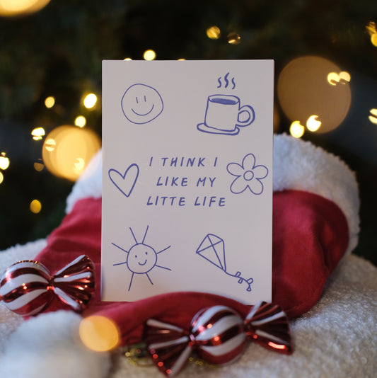POSTCARD LOVE MY LIFE