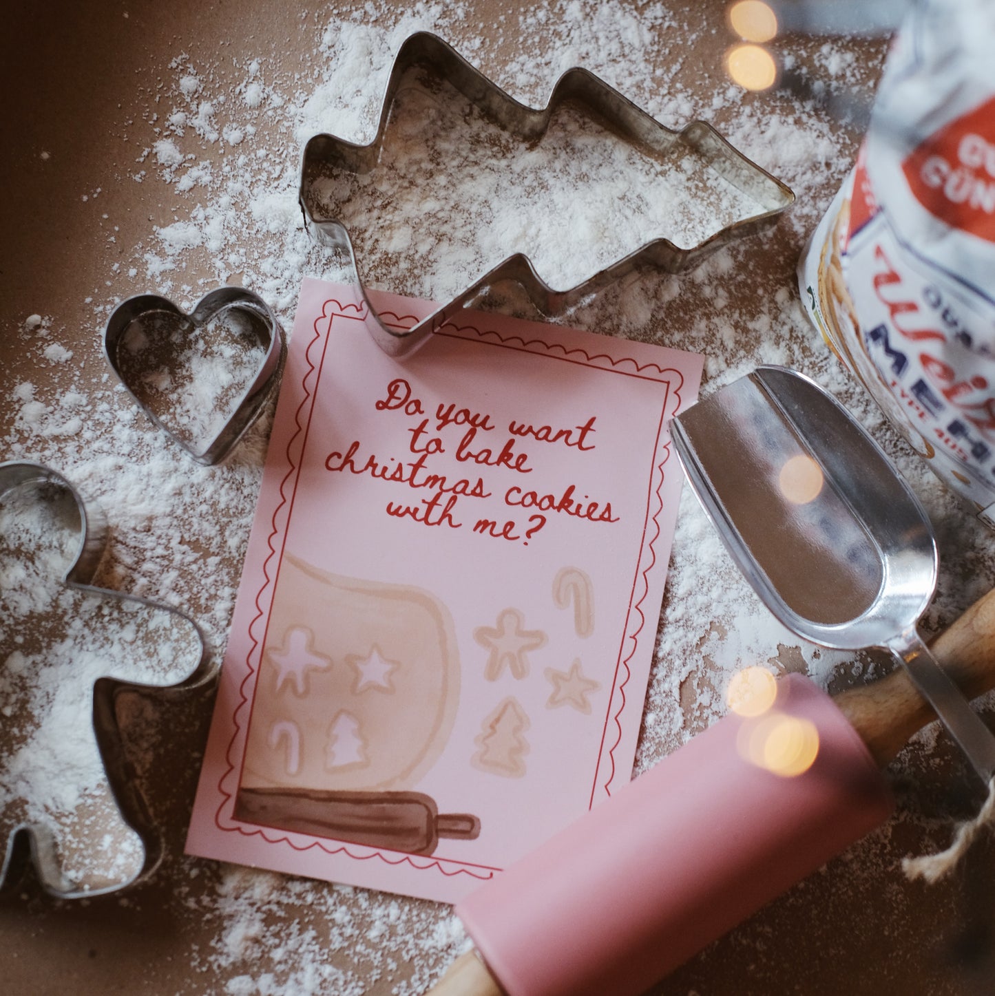 POSTCARD CHRISTMAS COOKIES