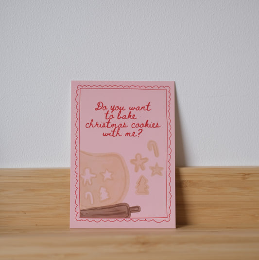 POSTCARD CHRISTMAS COOKIES