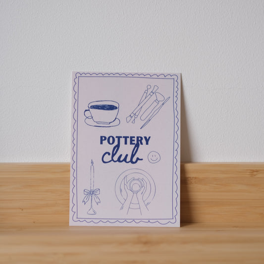 POSTCARD POTTERY GIRLIE