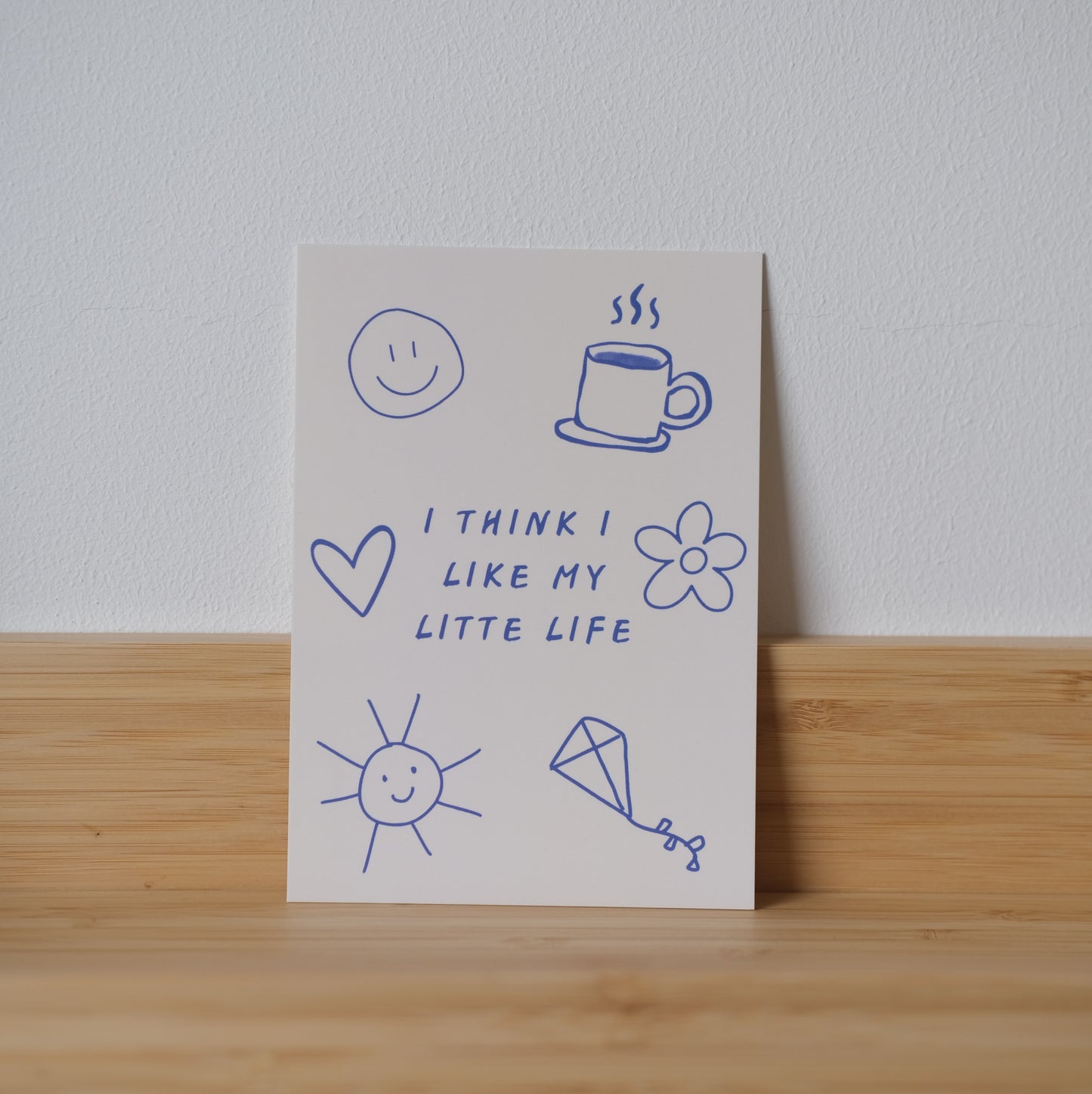 POSTCARD LOVE MY LIFE