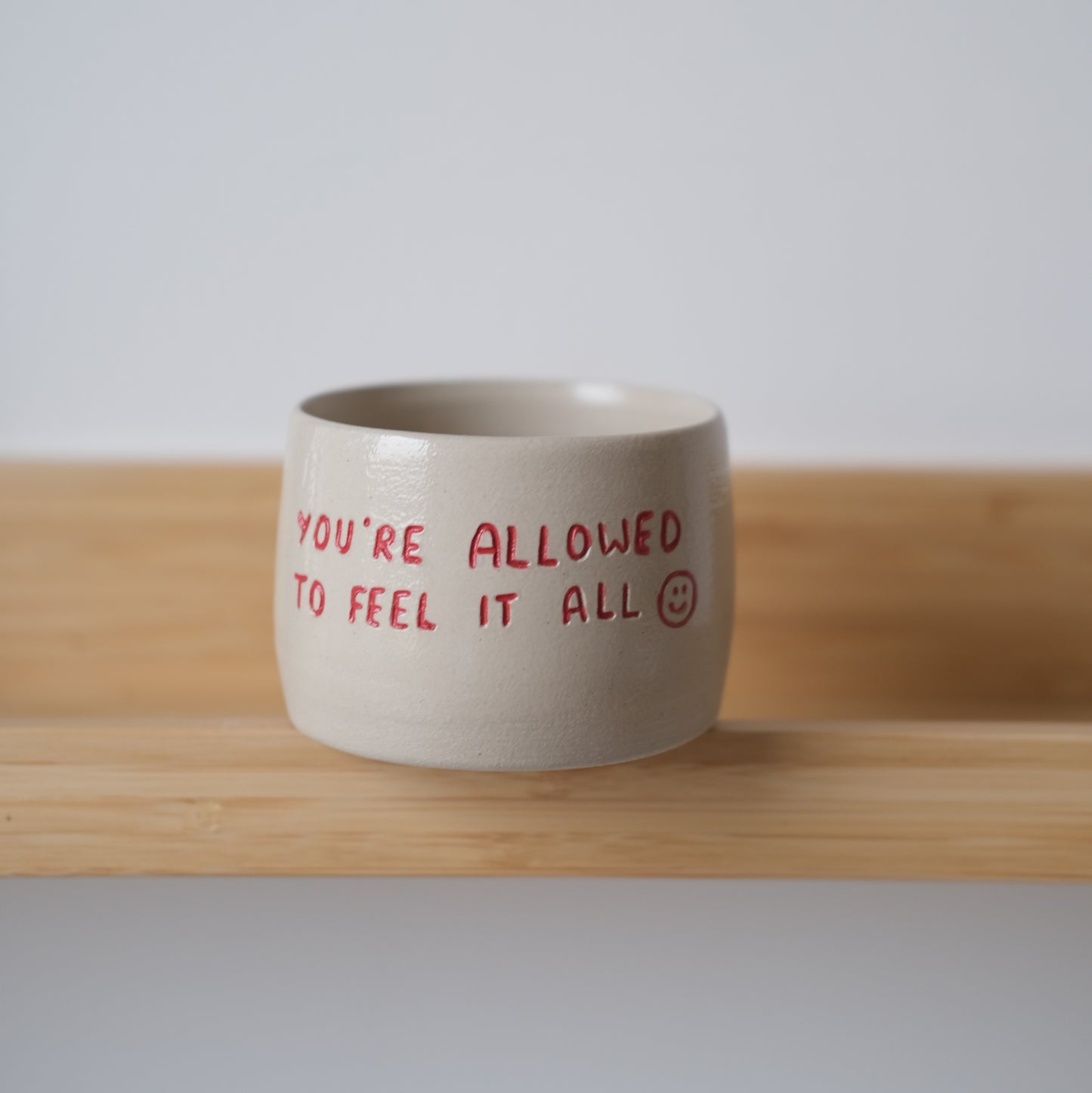 THERAPY MUG "FEEL IT ALL"