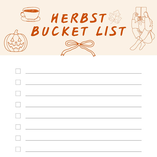 HERBST BUCKET LIST (KOSTENLOSER DOWNLOAD!)