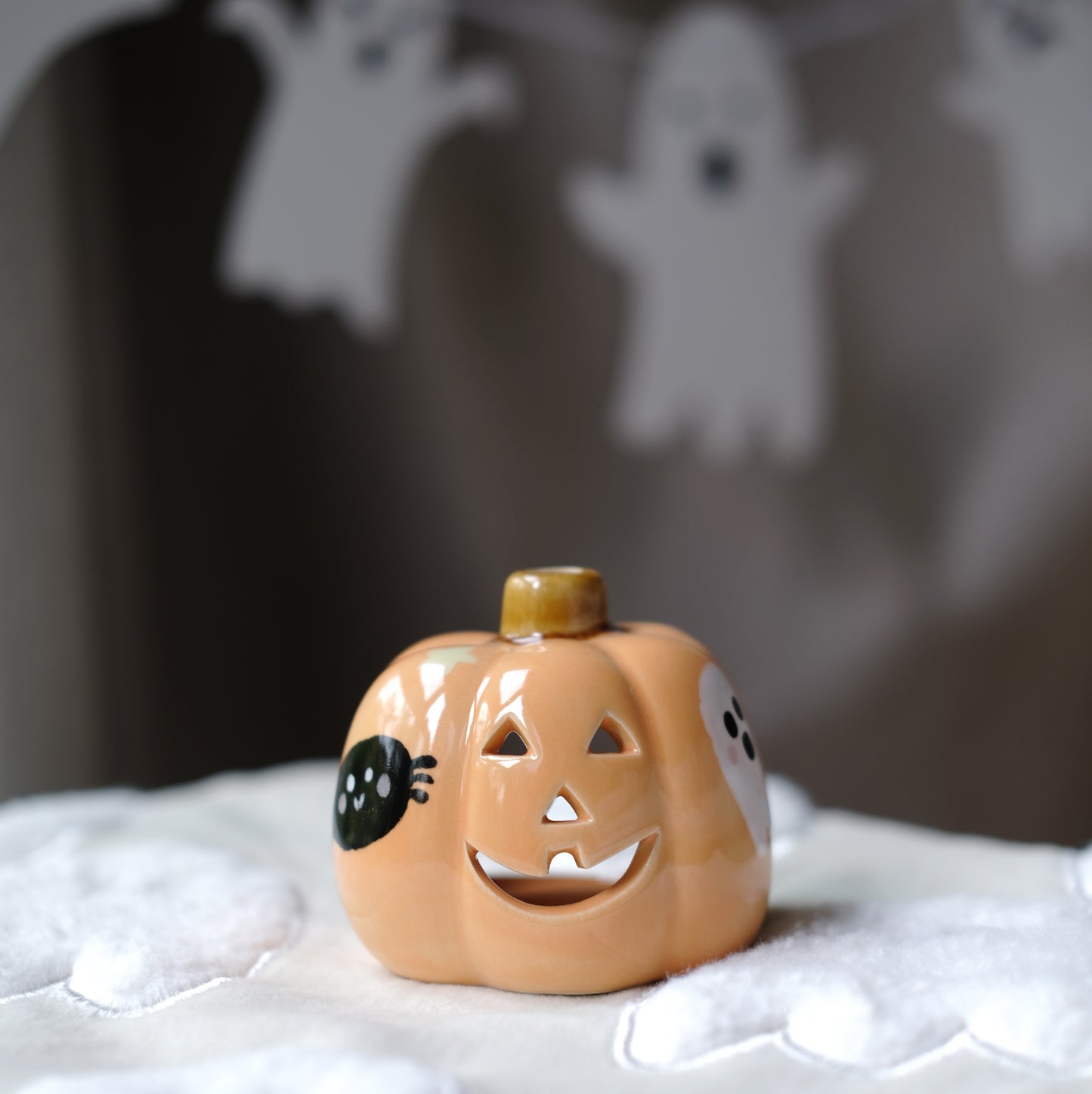 PUMPKIN CANDLEHOLDER SMALL