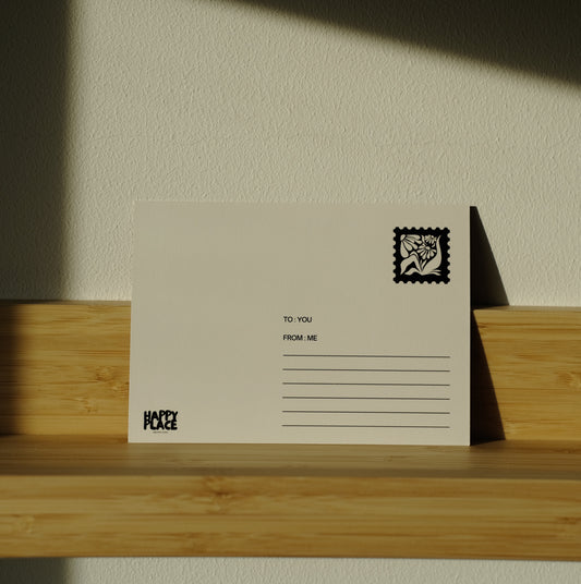 POSTCARD 'BOOKLOVER'