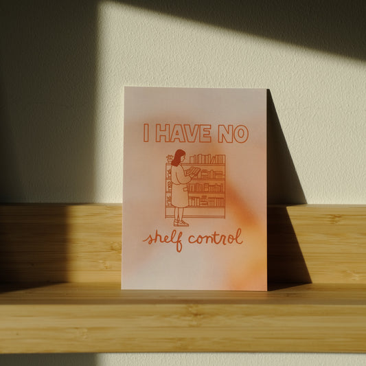 POSTCARD 'BOOKLOVER'